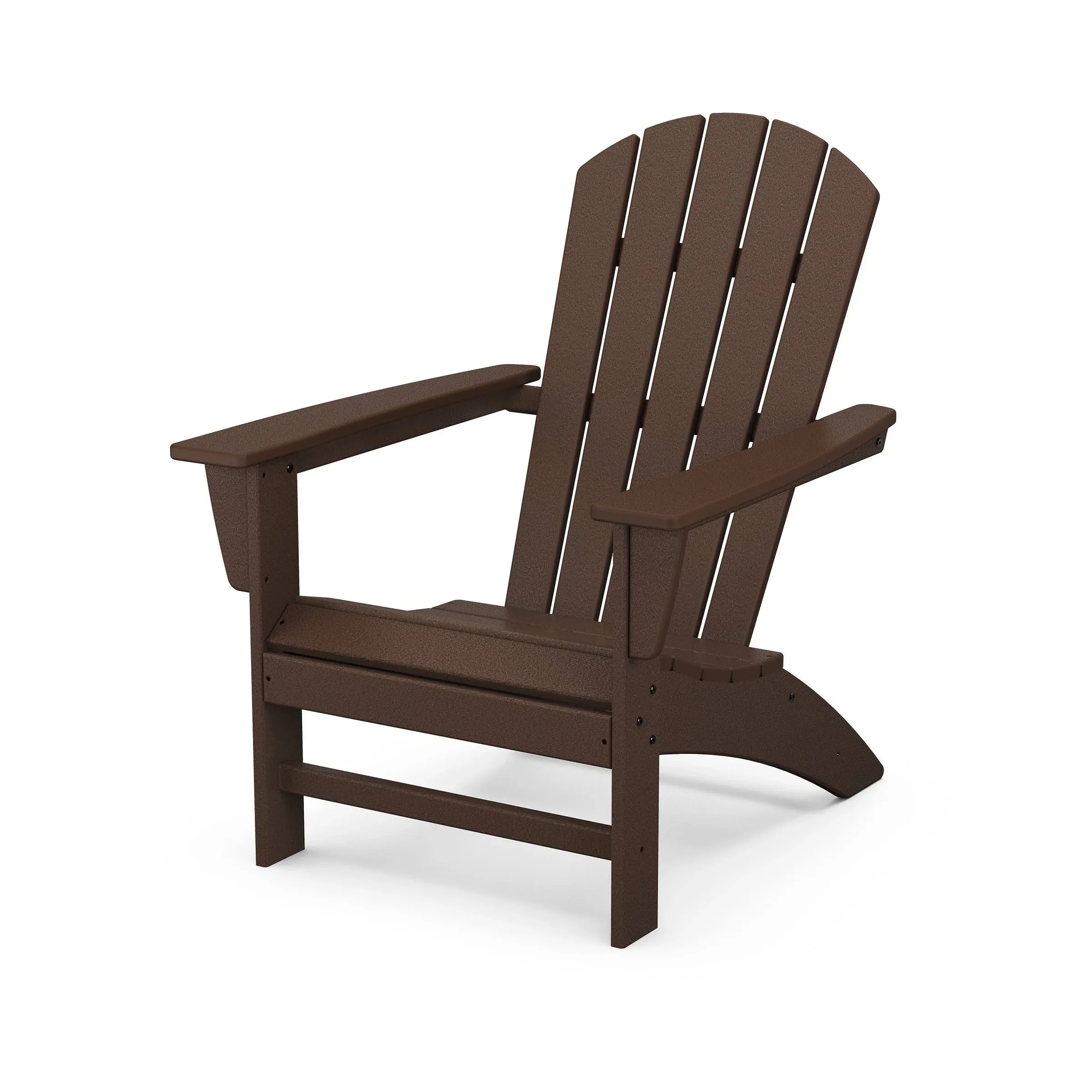 POLYWOOD Nautical Adirondack Chair - Slate Grey