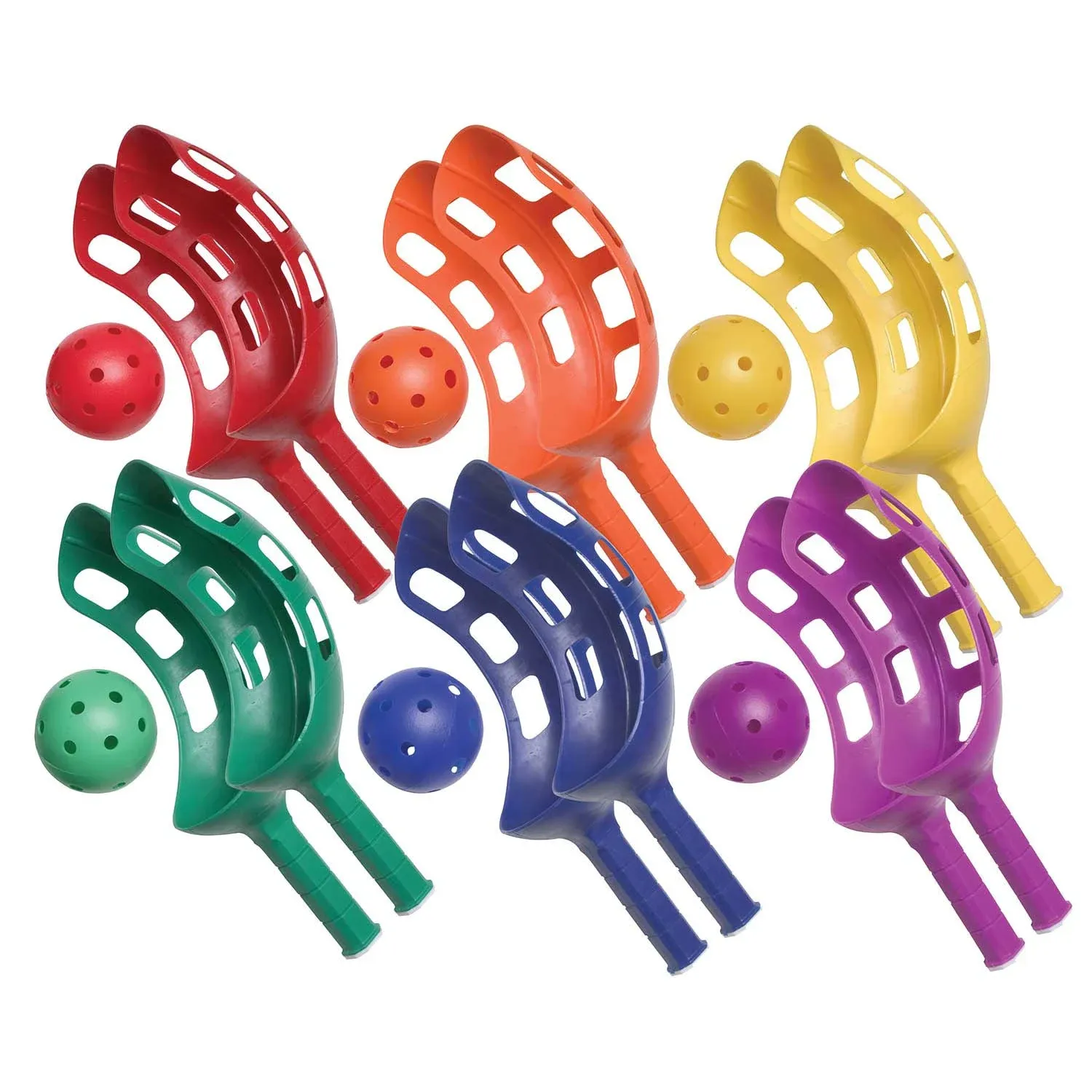 Champion Scoop Ball Set, Multiple Color - Set of 12