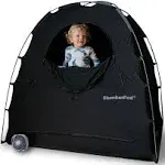 SlumberPod 3.0 Sleep Canopy with Fan, Black with Gray Accents