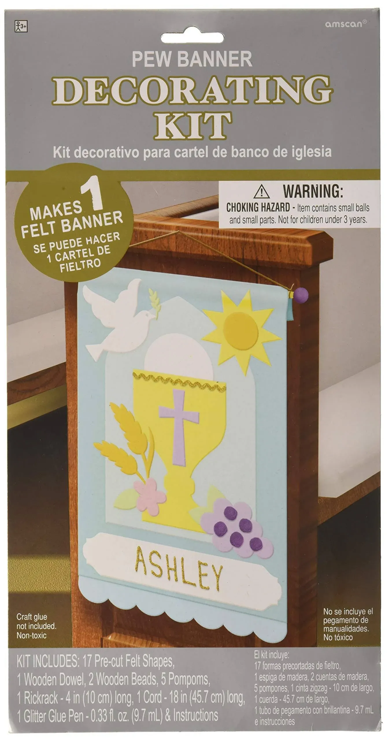 First Communion Pew Banner Decorating Kit