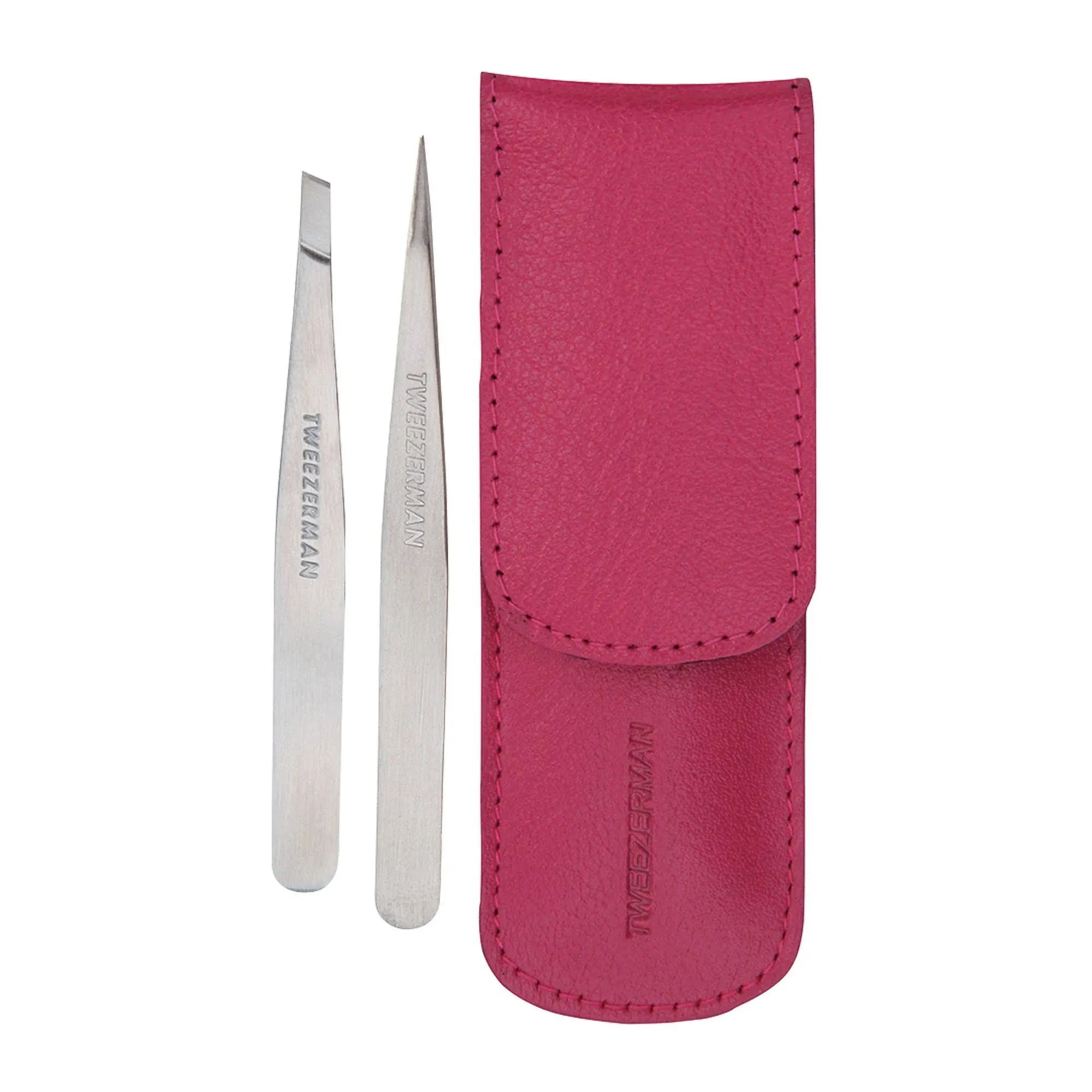 Tweezerman Petite Tweeze Pink Case Set