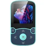 AGPTEK G02 8GB Clip MP3 Player with FM Shuffle, Portable Music Player with