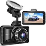 AZDOME 4.3"Mirror Dash Cam Touch Screen 1080p Dual Lens DVR Car Rear Camera