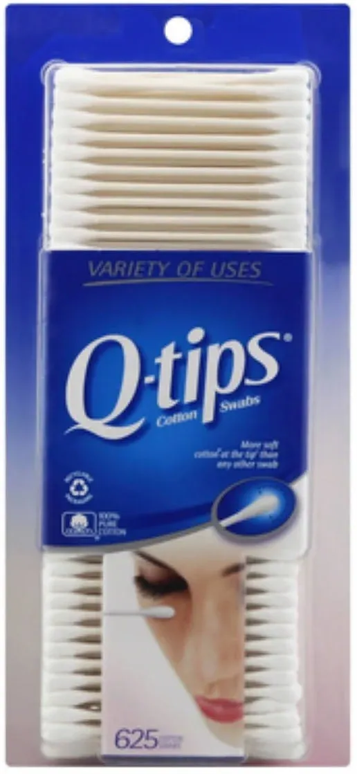 Q-tips Cotton Swabs - 625 Count