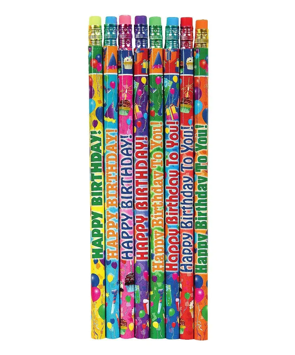 Geddes Craft Kit Happy Birthday Pencil - Set of 144 One-Size