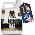 PetraTools Mulch Glue, Mulch Binder Glue, Small Gravel Binder, Landscape Adhesive, Small Gravel Stabilizer, Rock Glue for Landscape, Small Pebble Glue, Landscape Lock, Small Gravel Lock (1 Gal)