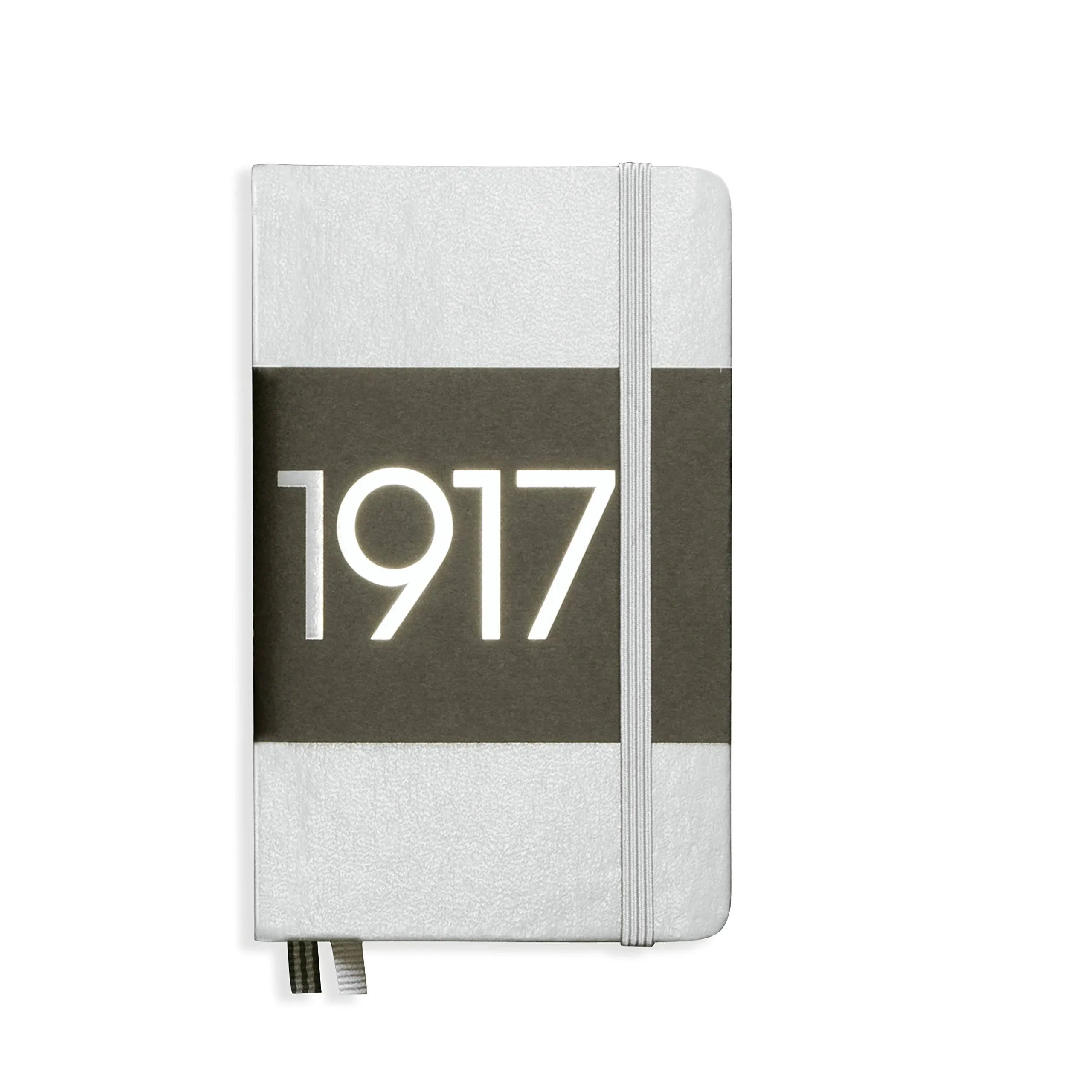 LEUCHTTURM1917 Metallic Special Edition - Pocket A6 Dotted Hardcover Notebook (Silver) - 187 Numbered Pages