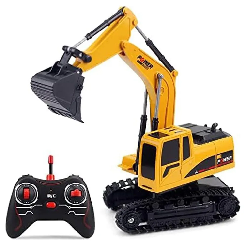 Ruutcasy Remote Control Digger,Toy Digger Remote Control Digger Excavator Toys ...