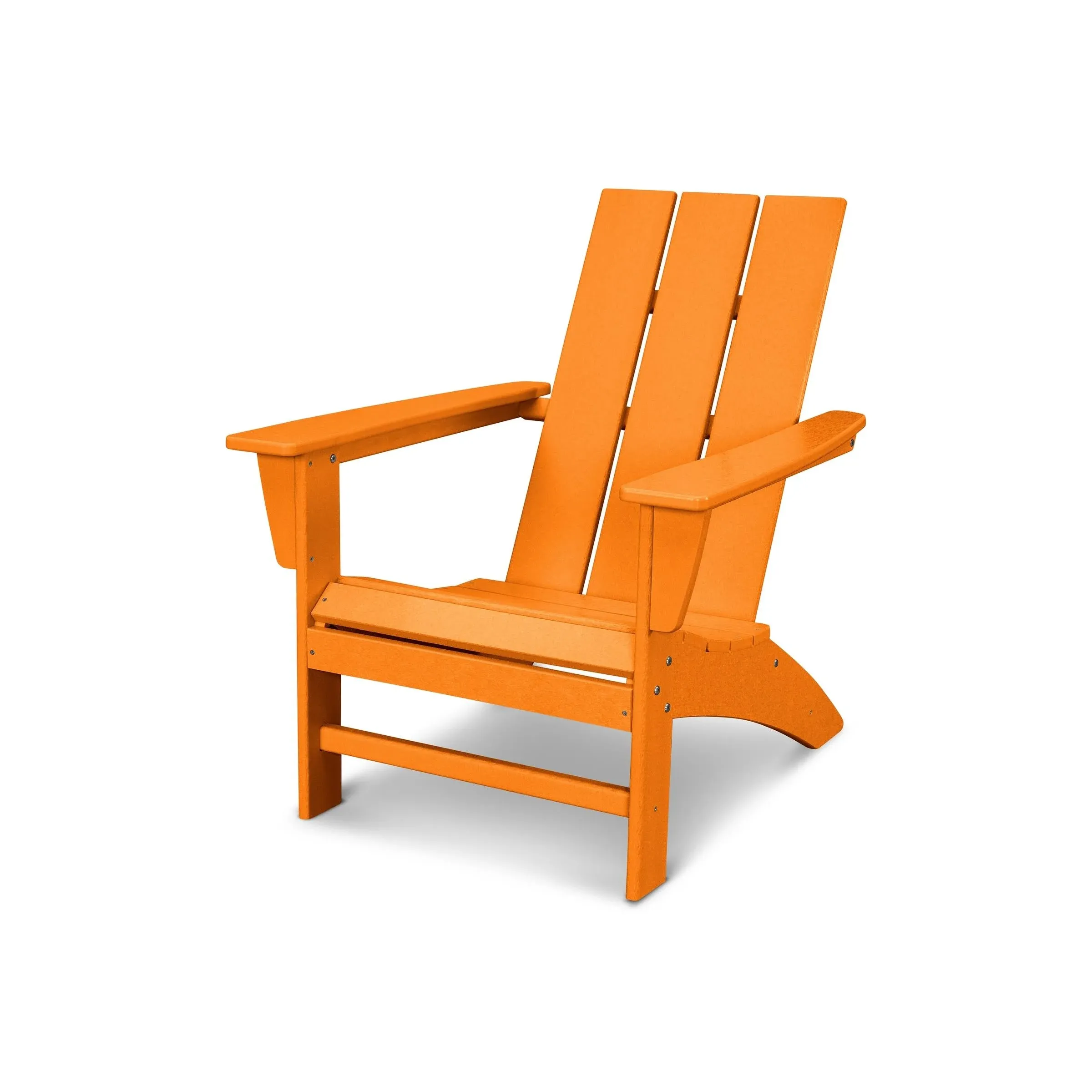 POLYWOOD Modern Adirondack Chair - Tangerine