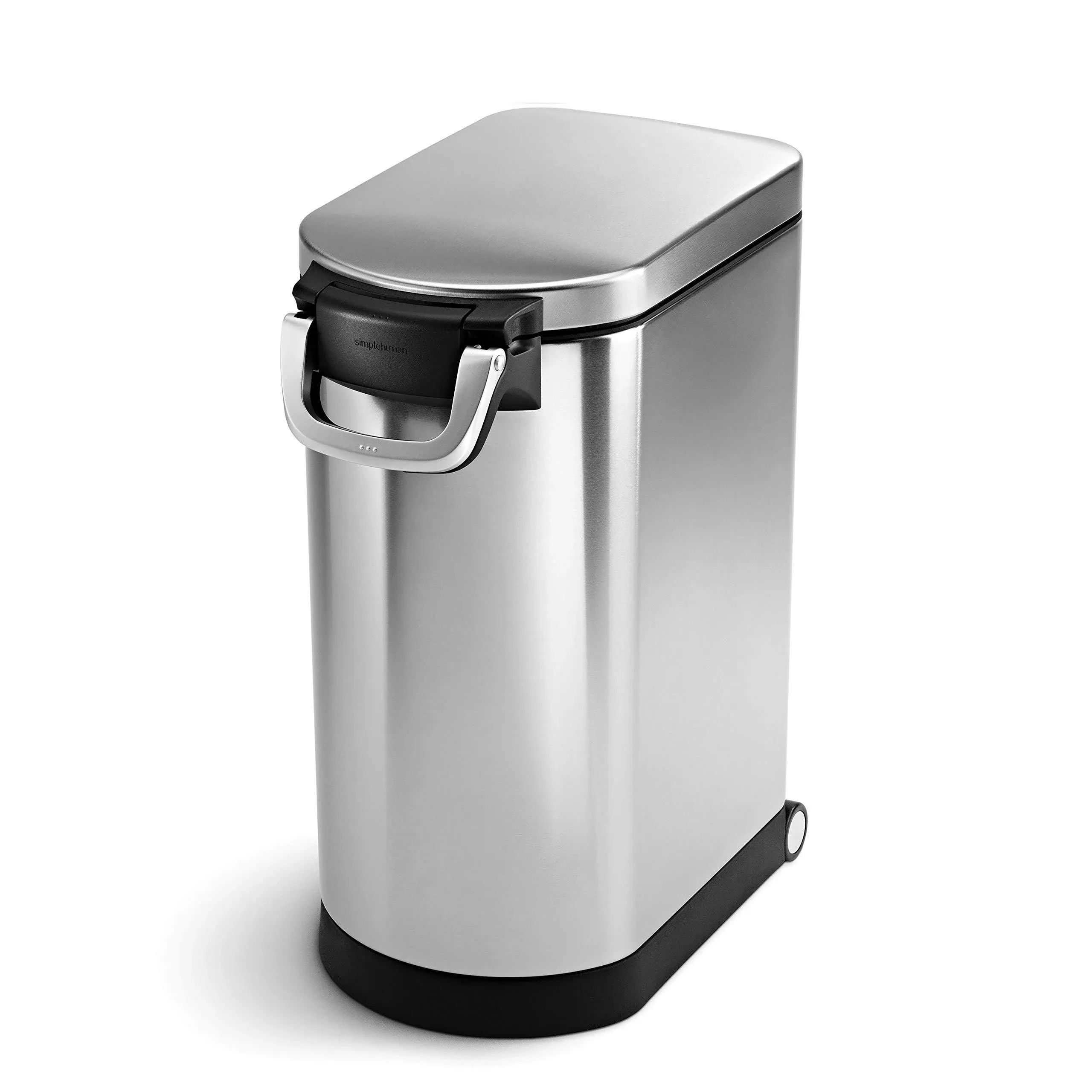 simplehuman Brushed Stainless Steel Pet Food Storage Can