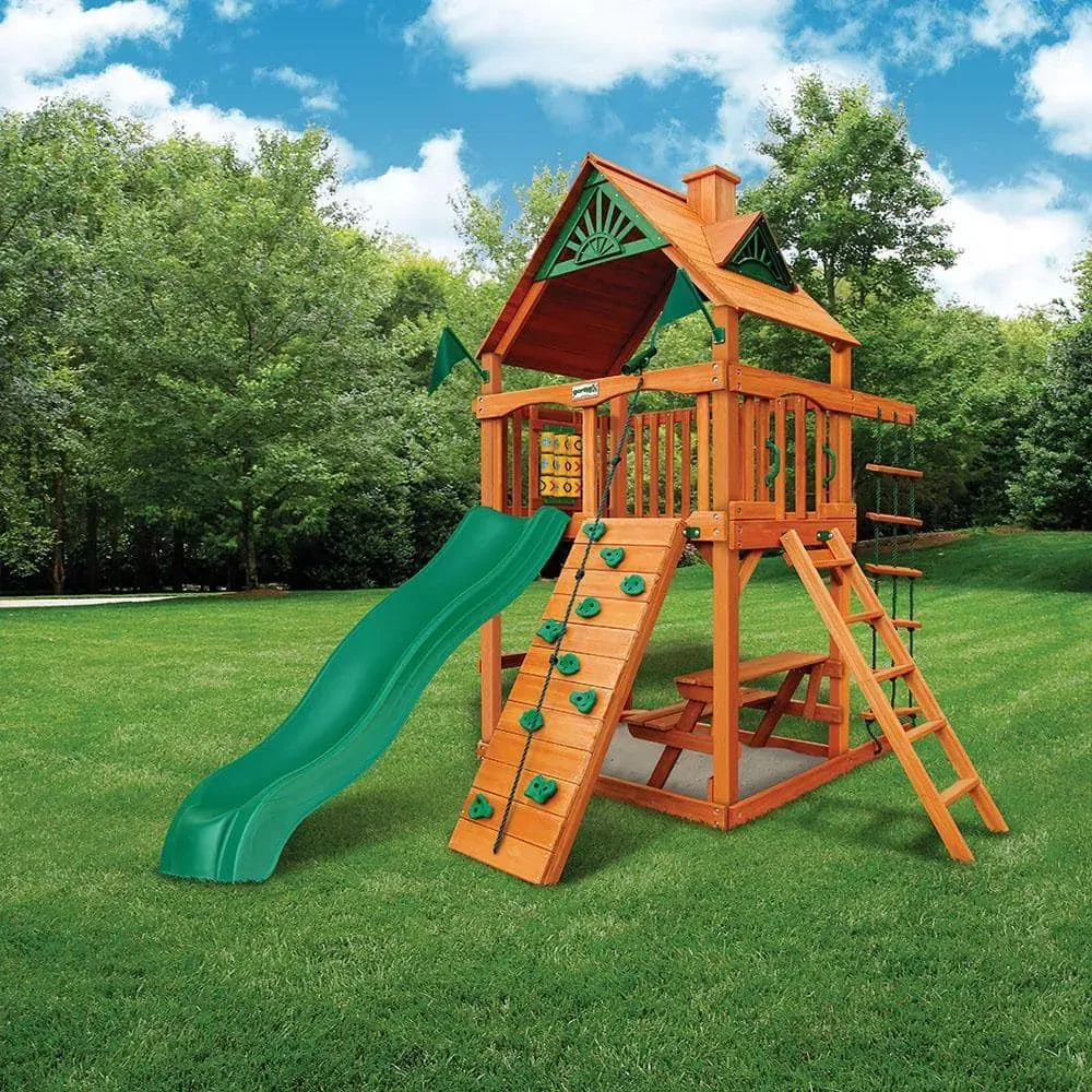 Gorilla Playsets Chateau Tower Swing Set