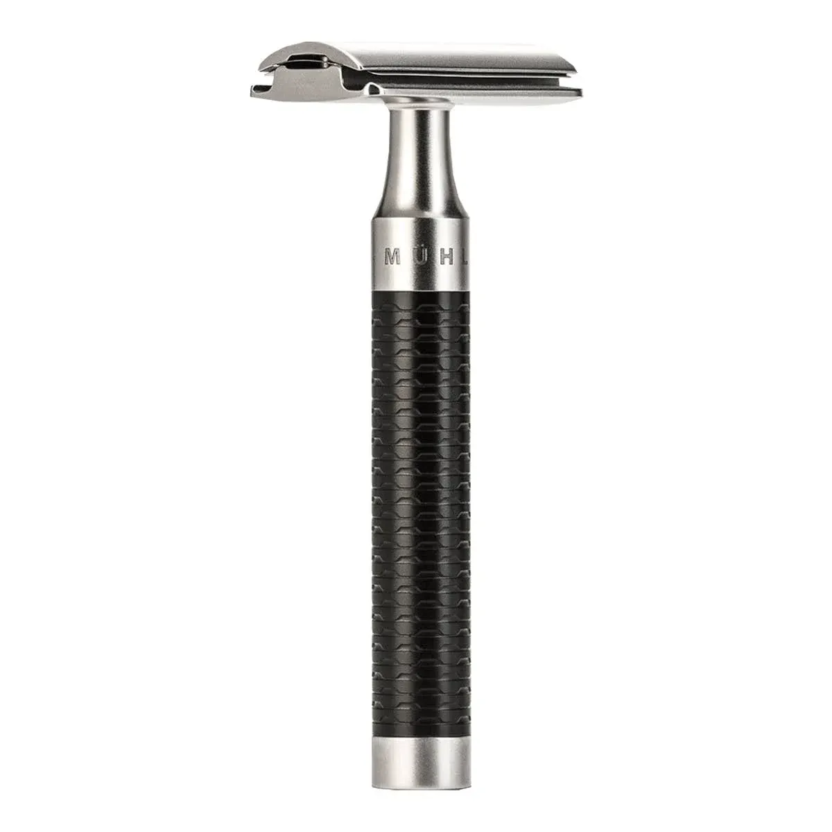 Muhle Rocca Stainless Steel & Black Safety Razor