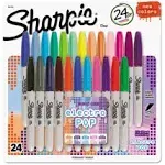 Sharpie Fine Tip Permanent Marker, Assorted Colors, 24/Pack