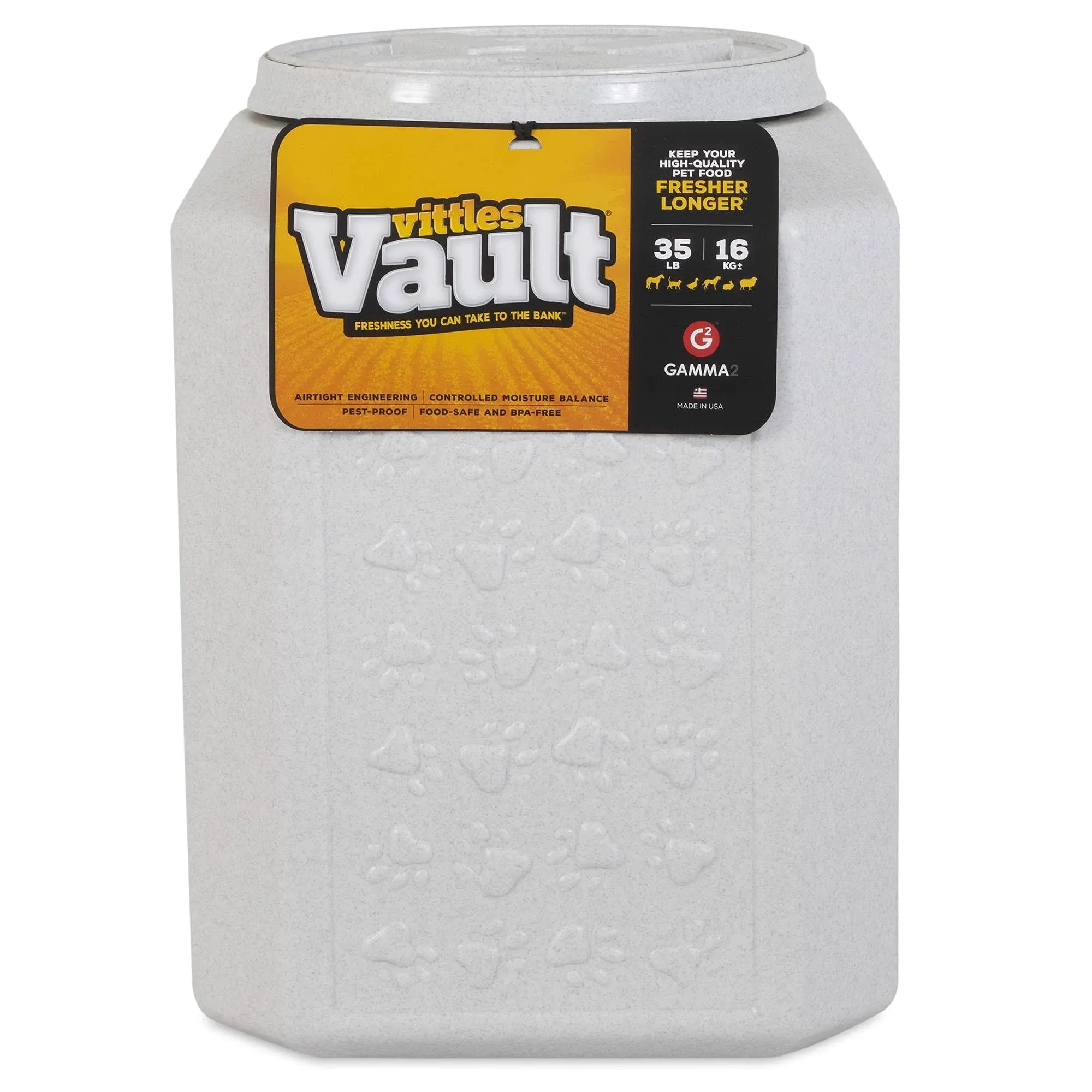 Gamma2 Outback Vittles Vault Plus Pet Food Storage Container