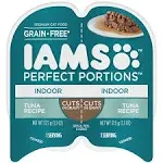 Iams Perfect Portions Grain Free Tuna Recipe Cuts in Gravy Adult Indoor Wet Cat Food