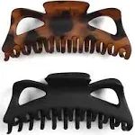 Kitsch Recycled Plastic Jumbo Classic Claw Clips (2 Pack)