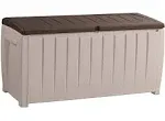 Novel 90 Gallon Outdoor Storage Box - Beige/Brown - Keter