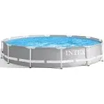 Intex 12 ft. x 30 in. Prism Frame Pool Set with Filter Pump