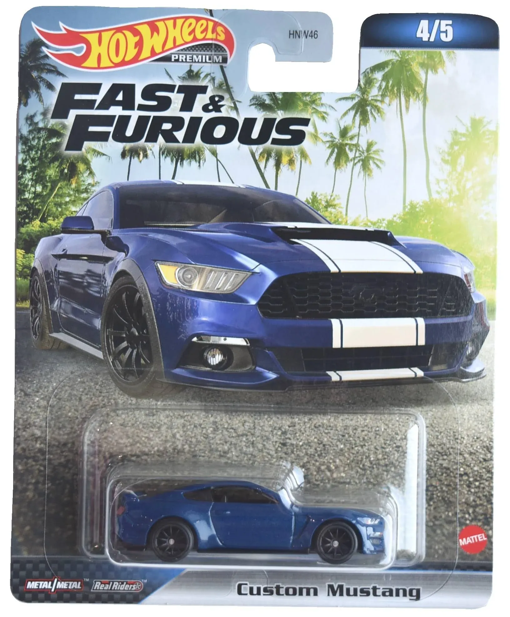 2023 Hot Wheels Fast &amp; Furious 2020 Shelby GT500 Mustang (Custom MUSTANG) Blue