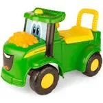 John Deere Johnny Tractor Ride-On Toy with Lights and Sound