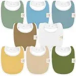 KeaBabies 8-Pack Baby Drool Bibs