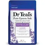 Dr Teal's Pure Epsom Salt Soaking Solution Soothe & Sleep with Lavender 1.36kg