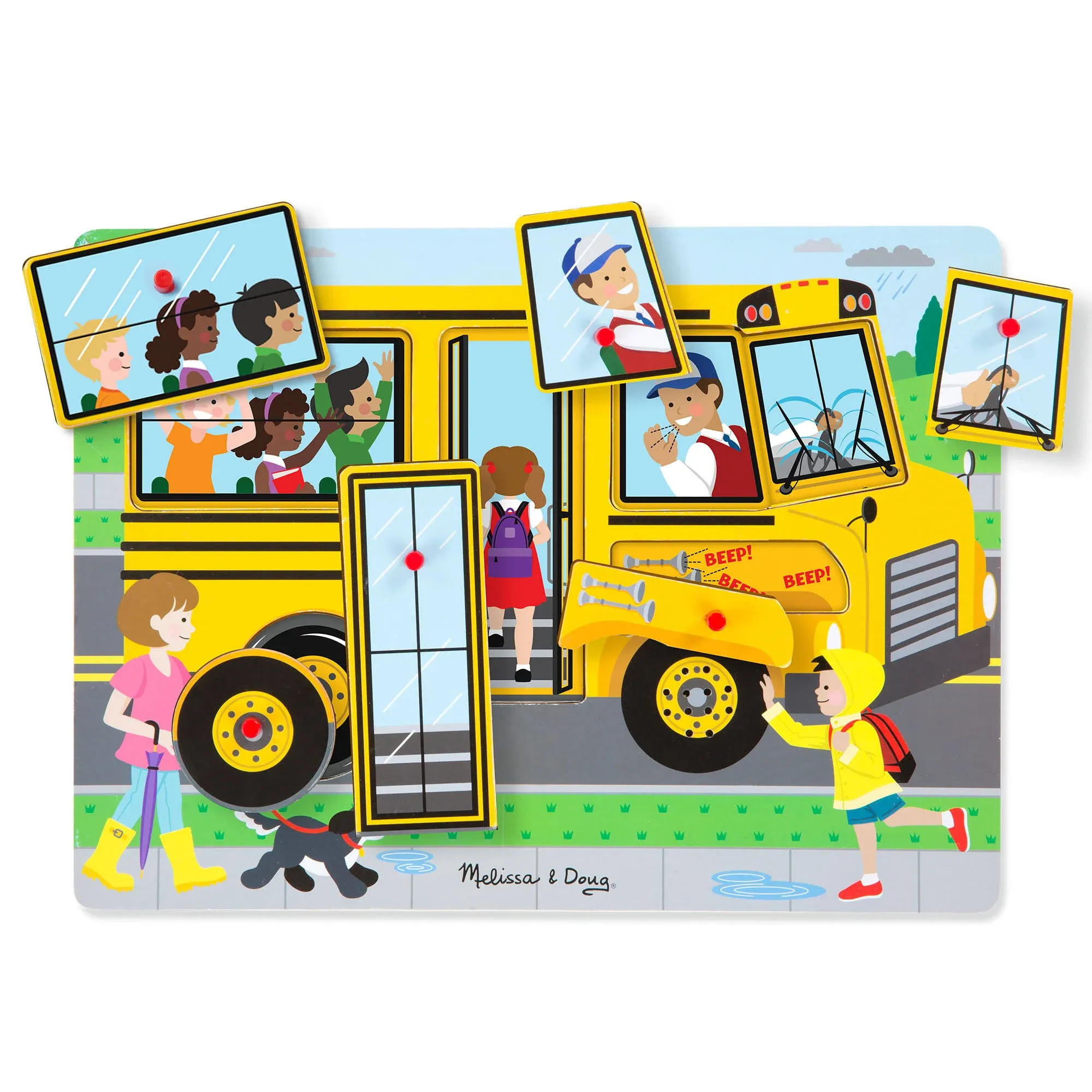 Melissa & Doug - The Wheels On The Bus Sound Puzzle