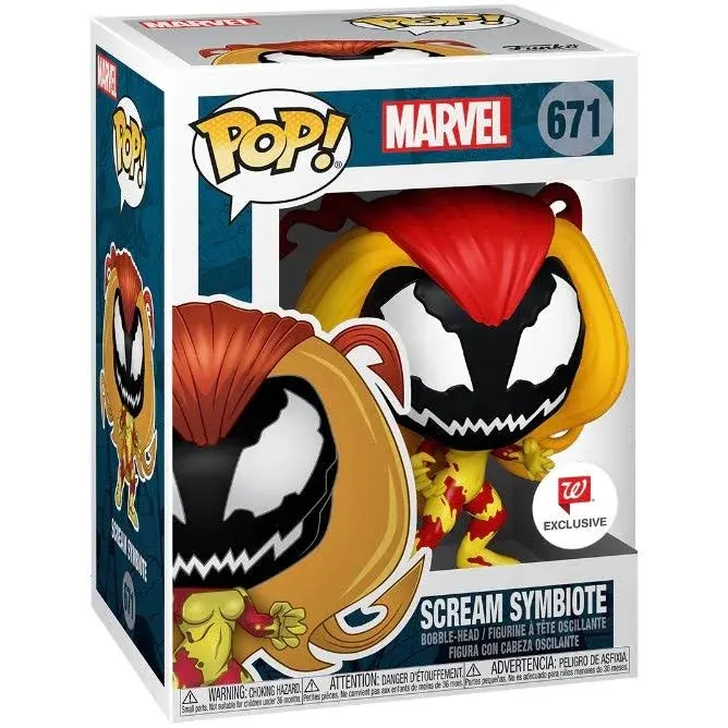 Funko POP! Marvel Scream Symbiote #671 Walgreens Exclusive Bobble Head NEW