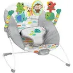 Kids II - Bright Starts Playful Paradise Comfy Baby Bouncer Seat with Soothing Vibration