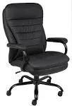 Boss Office Products Double Plush Caressoftplus Office Chair, Black