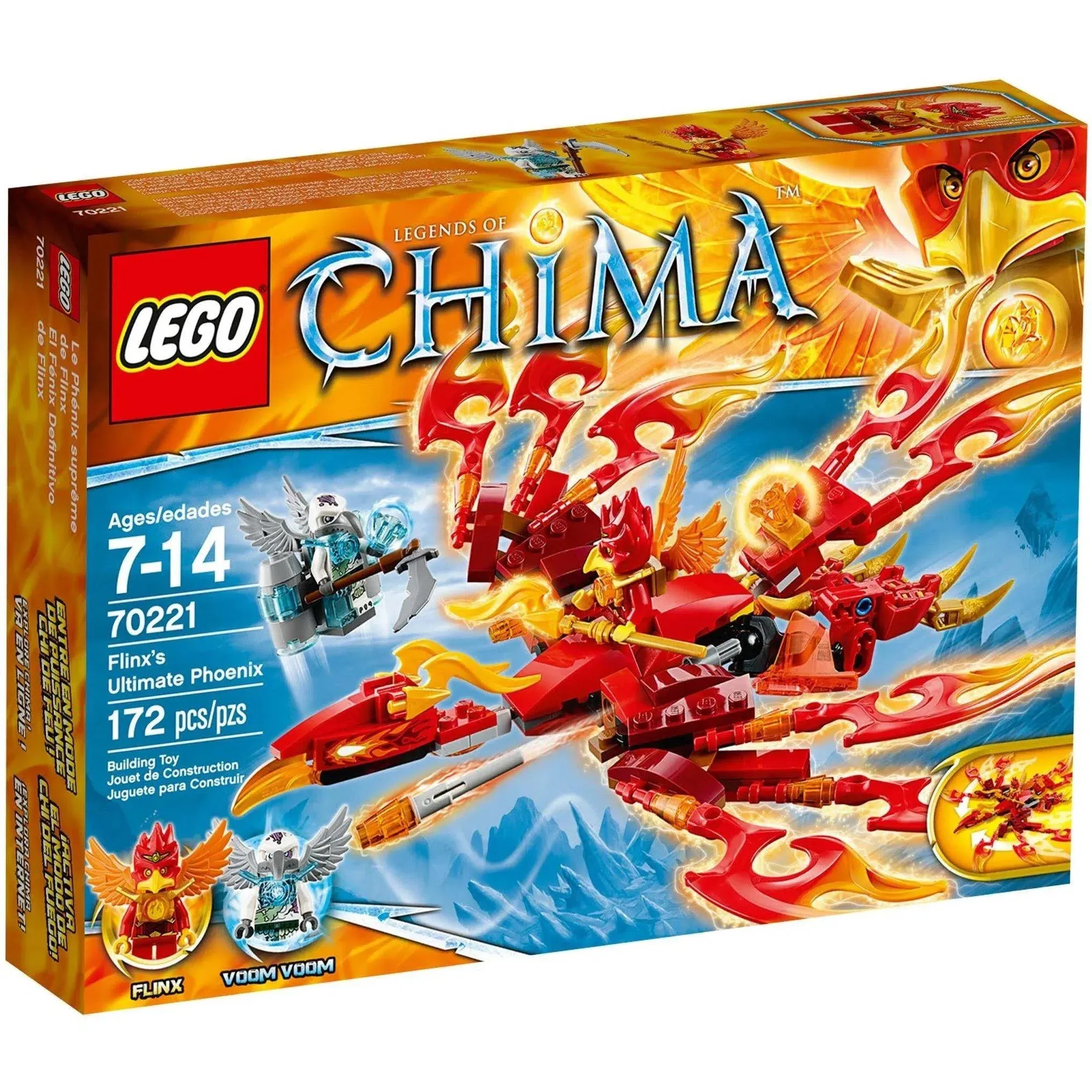 LEGO LEGENDS OF CHIMA: Flinx&#039;s Ultimate Phoenix (70221)