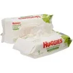 Huggies Natural Care Wipes, Fragrance Free, Soft Pack - 56 count