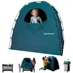 SlumberPod Blackout Sleep Tent Teal with Teal Accents