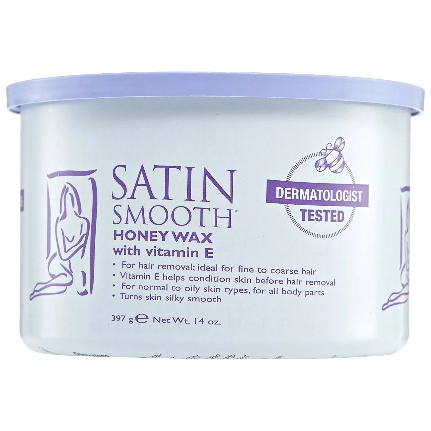 Satin Smooth Vitamin E Honey Wax