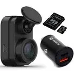 Garmin Dash Cam Mini 2 with Kratos Power 36W 2-Port Car Charger Bundle