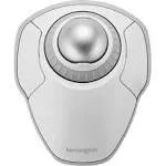 Kensington Orbit Wireless Trackball with Scroll Ring - White White-Grey 