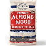 100% Pure Almond Wood BBQ Pellets