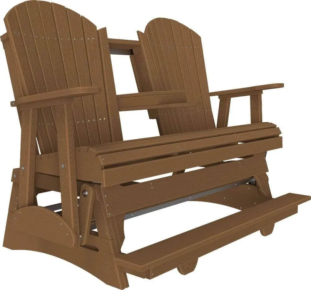 LuxCraft Recycled Plastic 2' Adirondack Glider Chair