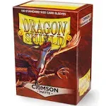 Dragon Shield Crimson 100 Matte Sleeves