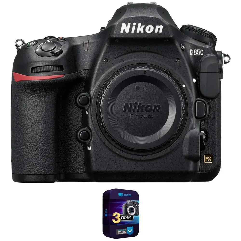 Nikon D850 45.7MP Full-Frame FX-Format DSLR Camera 64GB Tascam Audio Recorder Kit