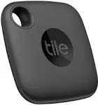 Tile Mate Bluetooth Tracker (2022, Black)