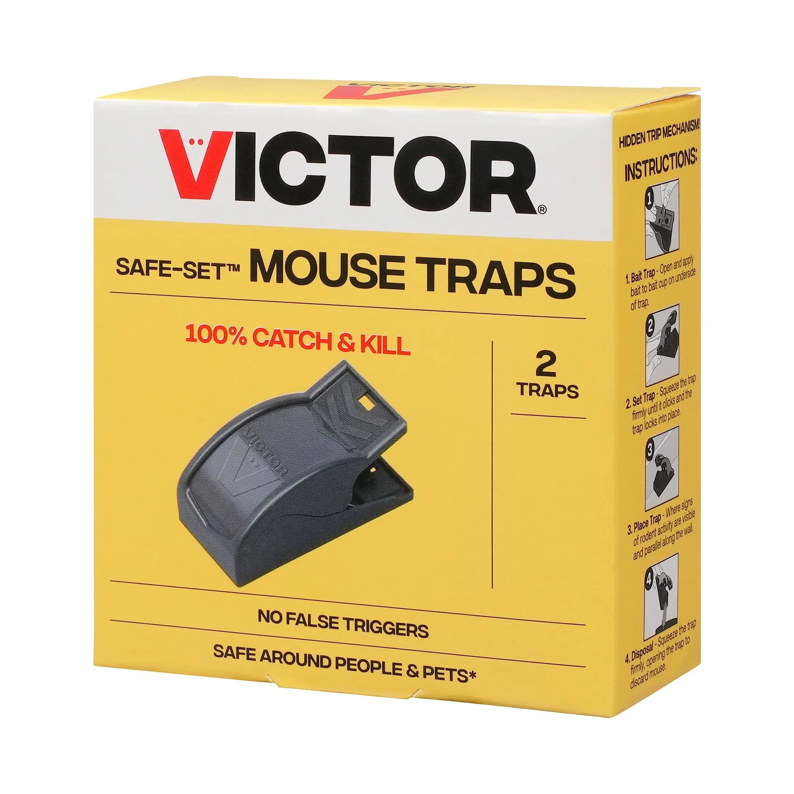 Victor Safe-Set Mouse Trap 2 Pack M070B