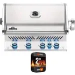 Napoleon Prestige 500 Built-in Natural Gas Grill with Infrared Rear Burner