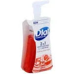 Dial Complete 2 in 1 Moisturizing & Antibacterial Foaming Hand Wash, Rose Oil, 7.5 Ounce