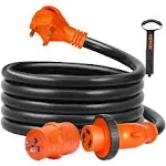 VEVOR 15 Feet RV Power Cord, 30 Amp, Heavy Duty STW 3*10awg