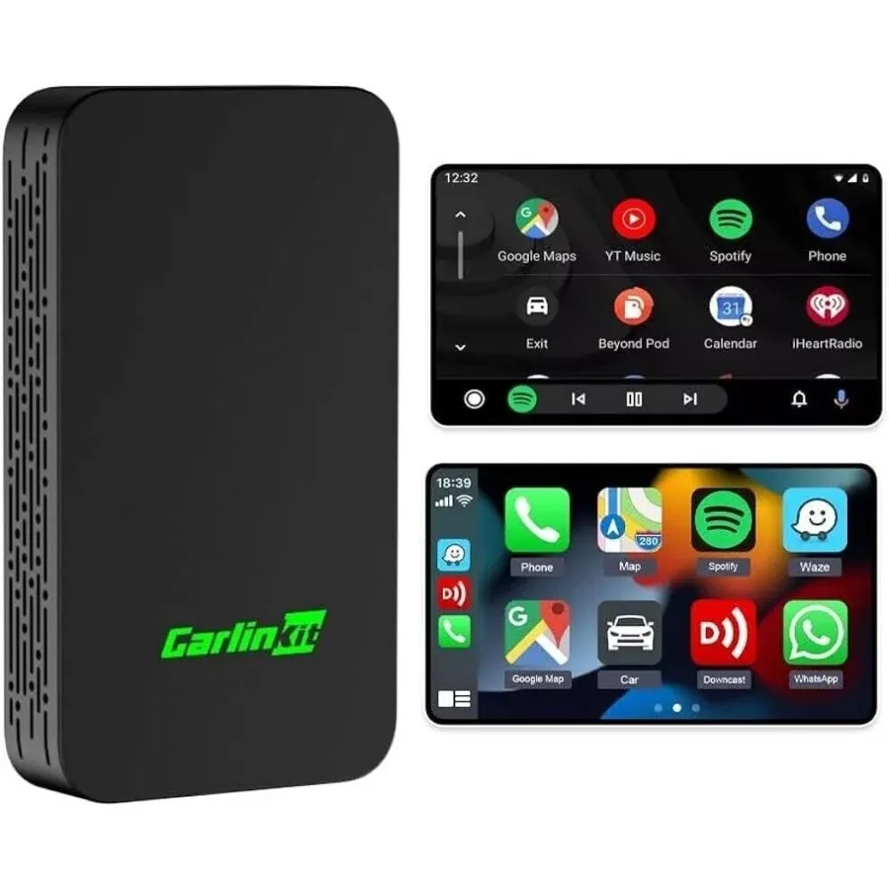 Carlinkit 5.0 Adapter Wired to Wireless CarPlay & Android Auto Adapter