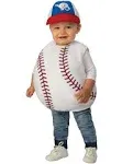 BuySeasons Toddler Girls and Boys Baseball Deluxe Costume