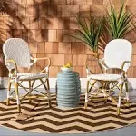 Safavieh Hooper Outdoor Stacking Arm Chair