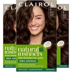 Clairol Natural Instincts Demi-Permanent Hair Dye, 5 Medium Brown Hair Color, Pack of 3