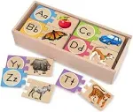 Melissa & Doug Self Correcting Alphabet Letter Puzzles